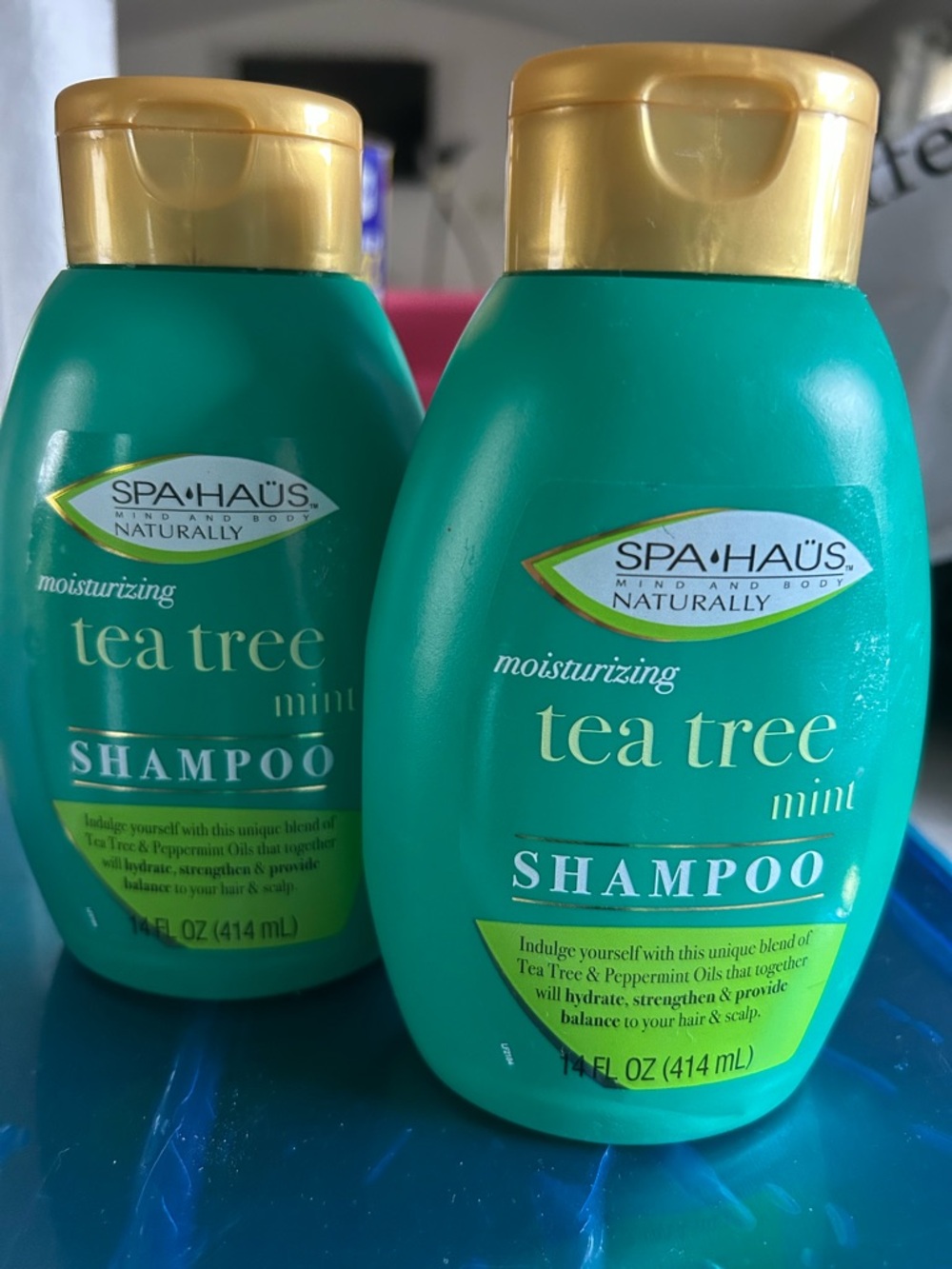 Tea Tree Mint Moisturizing Shampoo - Green x2